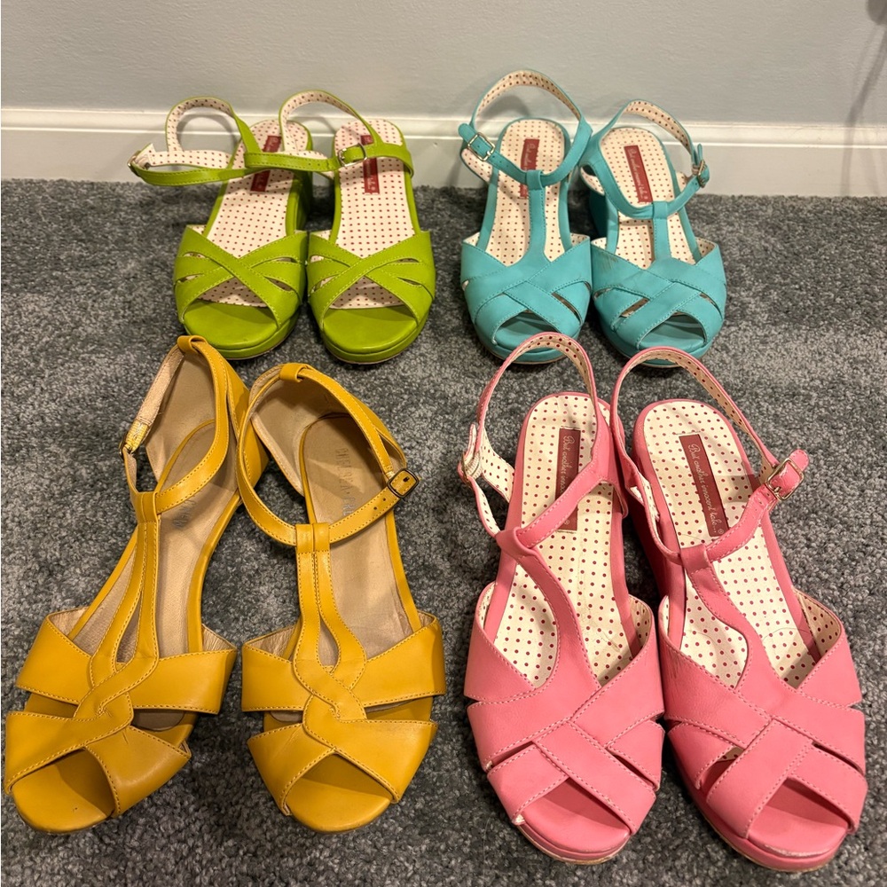 Colorful Women's Sandals Set Vintage Reproduction BAIT Chelsea Crew